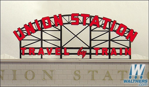 Micro Structures 3881 聯合車站 大型霓虹燈