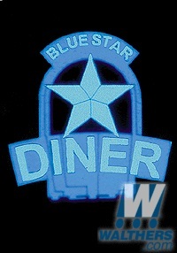 Micro Structures 5581 Diner Animated 霓紅燈.會亮