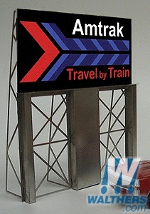 Micro Structures 8281 Amtrak 霓虹招牌