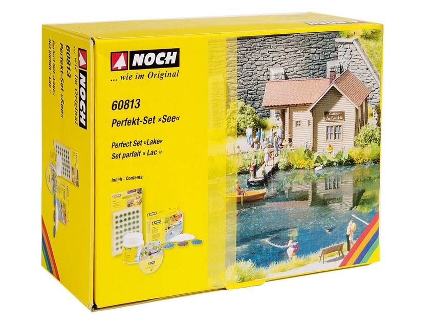 Noch 60813 Perfect Set "Lake” 水域及沿岸製作場景組.含教學DVD