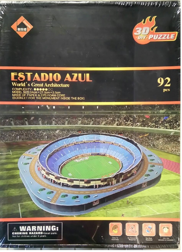 酷娃禮 B1884-6 Estadio Azul 墨西哥阿蘇爾球場.3D立體拼圖.92片