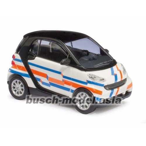 Busch 46121 HO規 Smart Fortwo 2007 Farbdesign