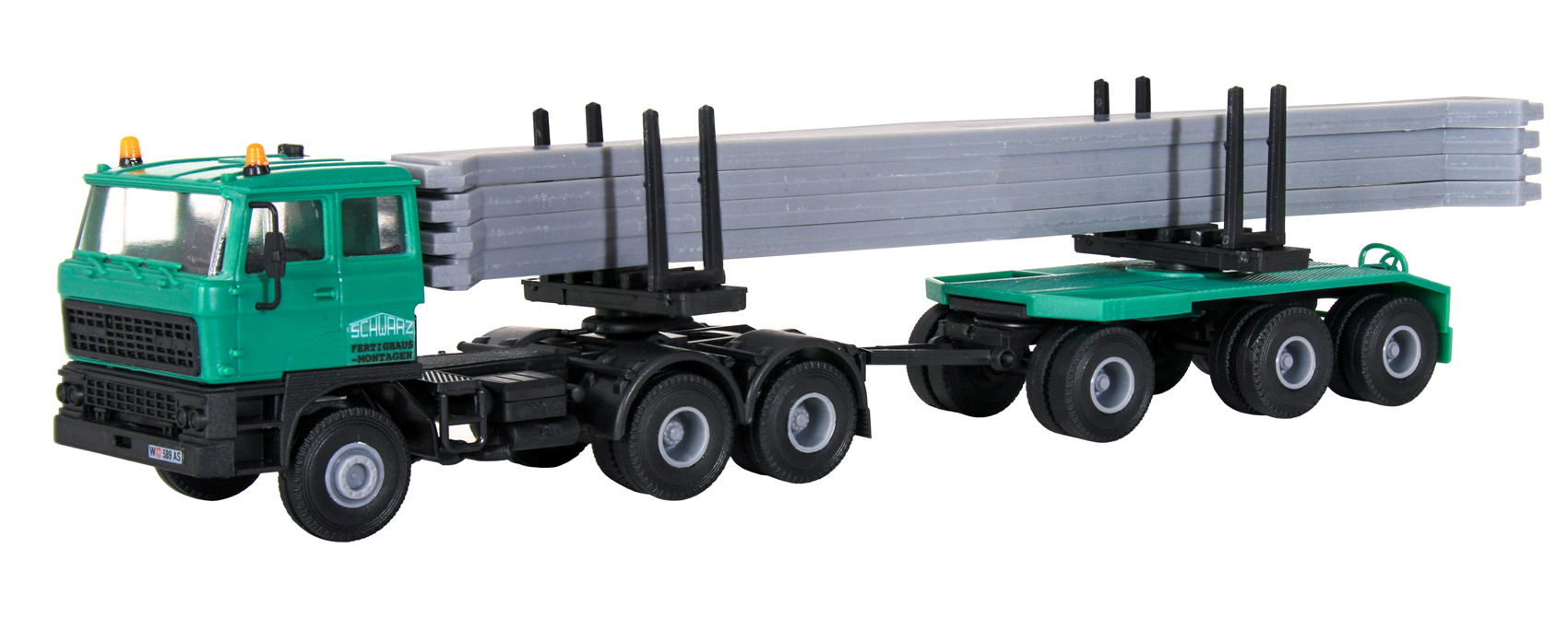 特價 Kibri 15209 HO規 載水泥料件的卡車.套件