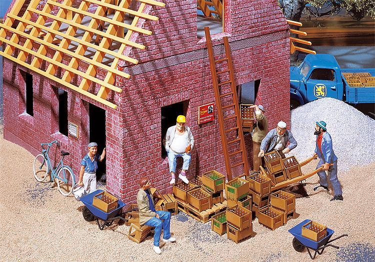 Faller 331877 G規 Beer crates and bottles 啤.酒箱和瓶子