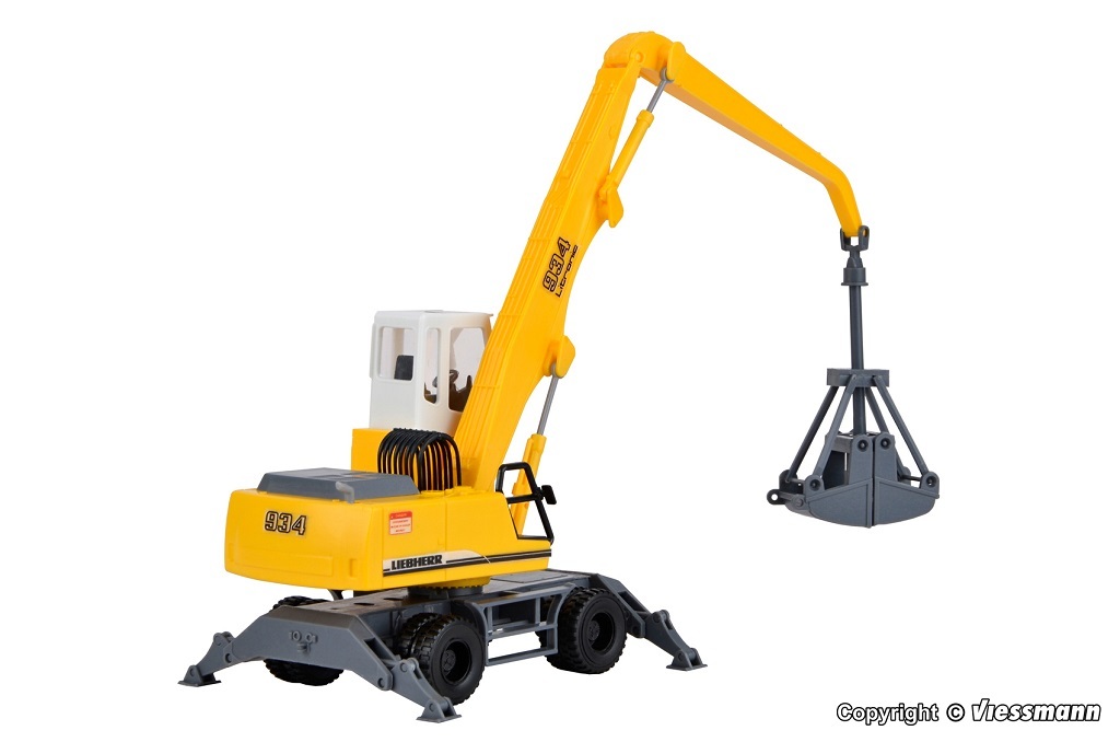 特價 Kibri 11286 HO規 LIEBHERR R934 transfer device with gripper 抓吊機