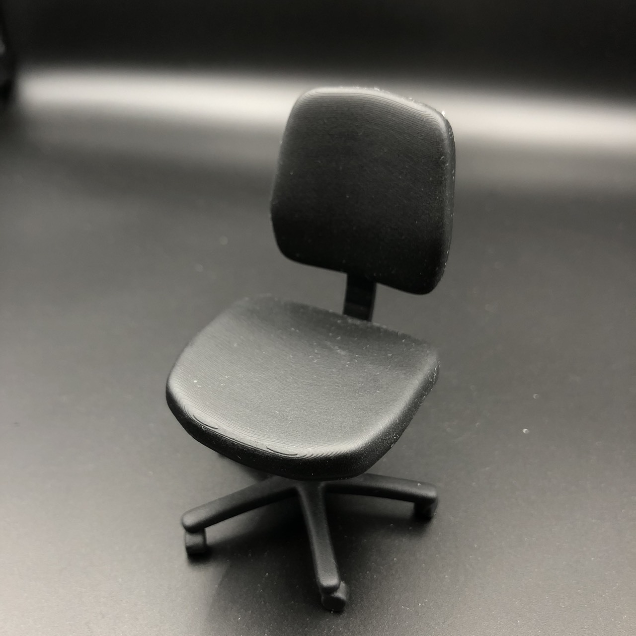 Mr.Box 1/12 辦公椅 方型靠背無扶手