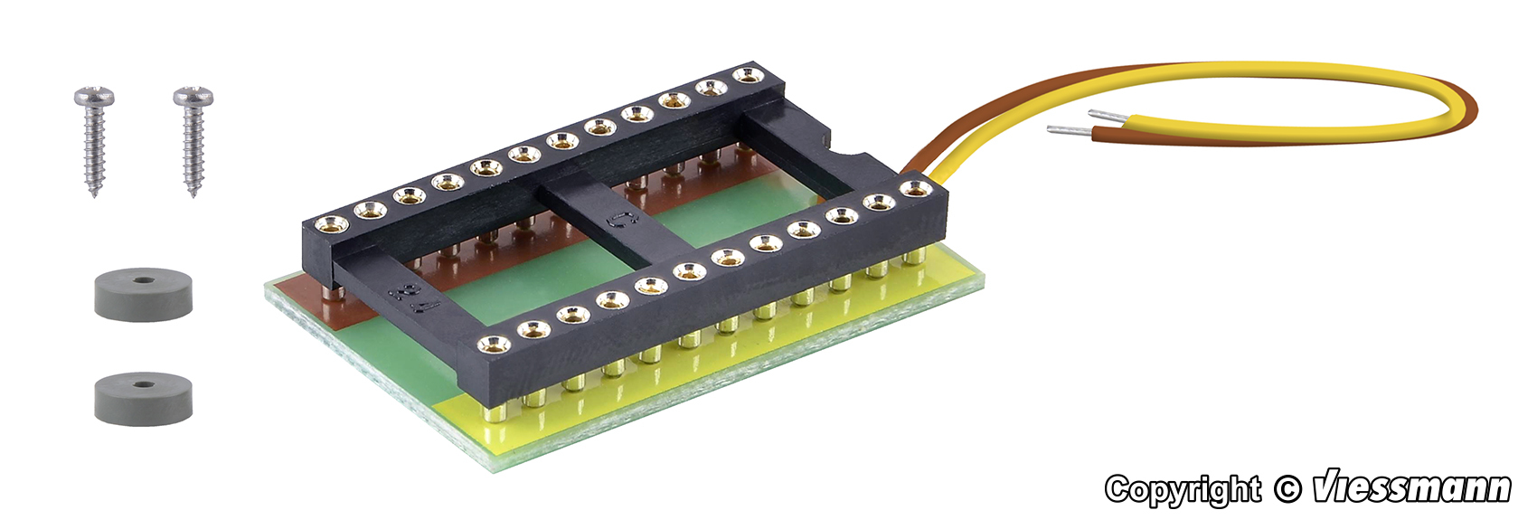 Viessmann 6049 Plug-in rail for interior lighting on board 插入式配電盤.12孔.照明用