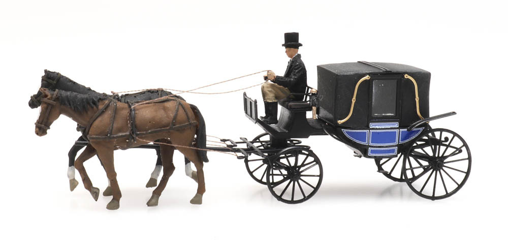 Artitec 387.424 HO規 Landau carriage 早期馬車