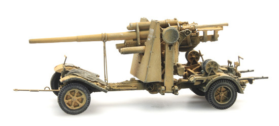 Artitec 6870070 HO規 WM 88mm 高射炮 黃