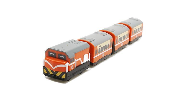 鐵支路 QV007T1 R100 莒光號 (橘) 迴力列車
