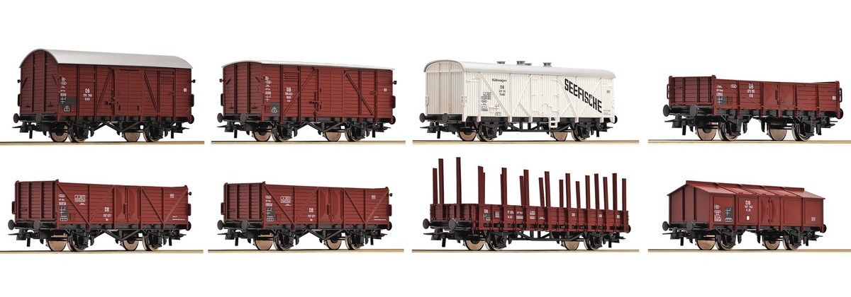 Roco 44002 HO規 DB 8輛貨車組