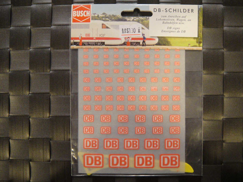 Busch 6024 DB signs 感壓貼紙