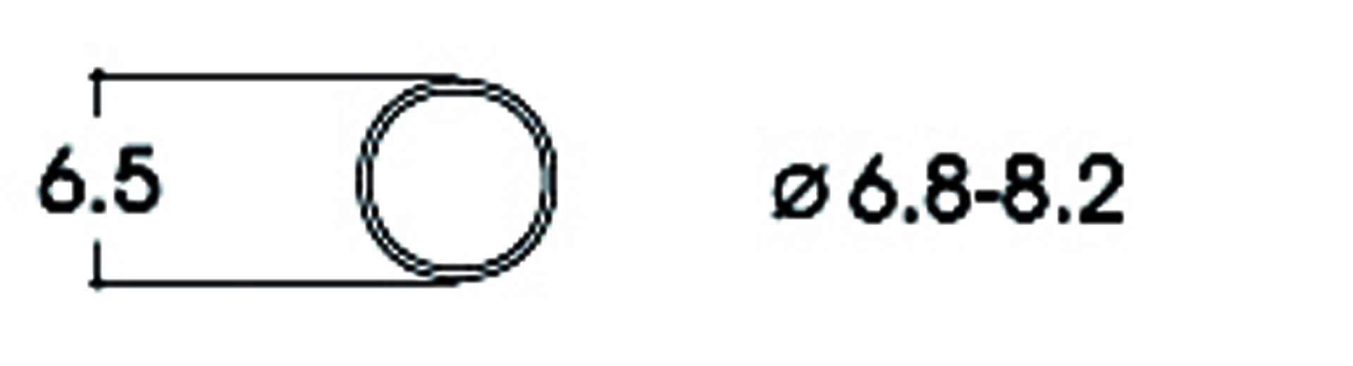 Roco 40067 traction wheel 6.8 8.2mm 膠圈