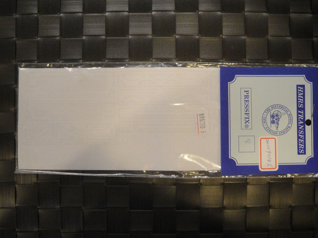 HMRS Transfers Pressfix 8 GWR 車頭及車廂轉印