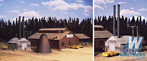 Walthers 933-3058 HO規 伐木場