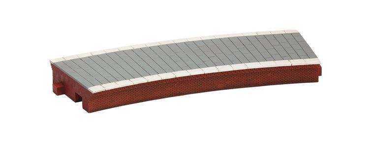 Hornby R8643 HO規 磚造彎曲月台.2入
