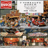 Busch 1060 Christmas Booth Accessories 聖誕攤位