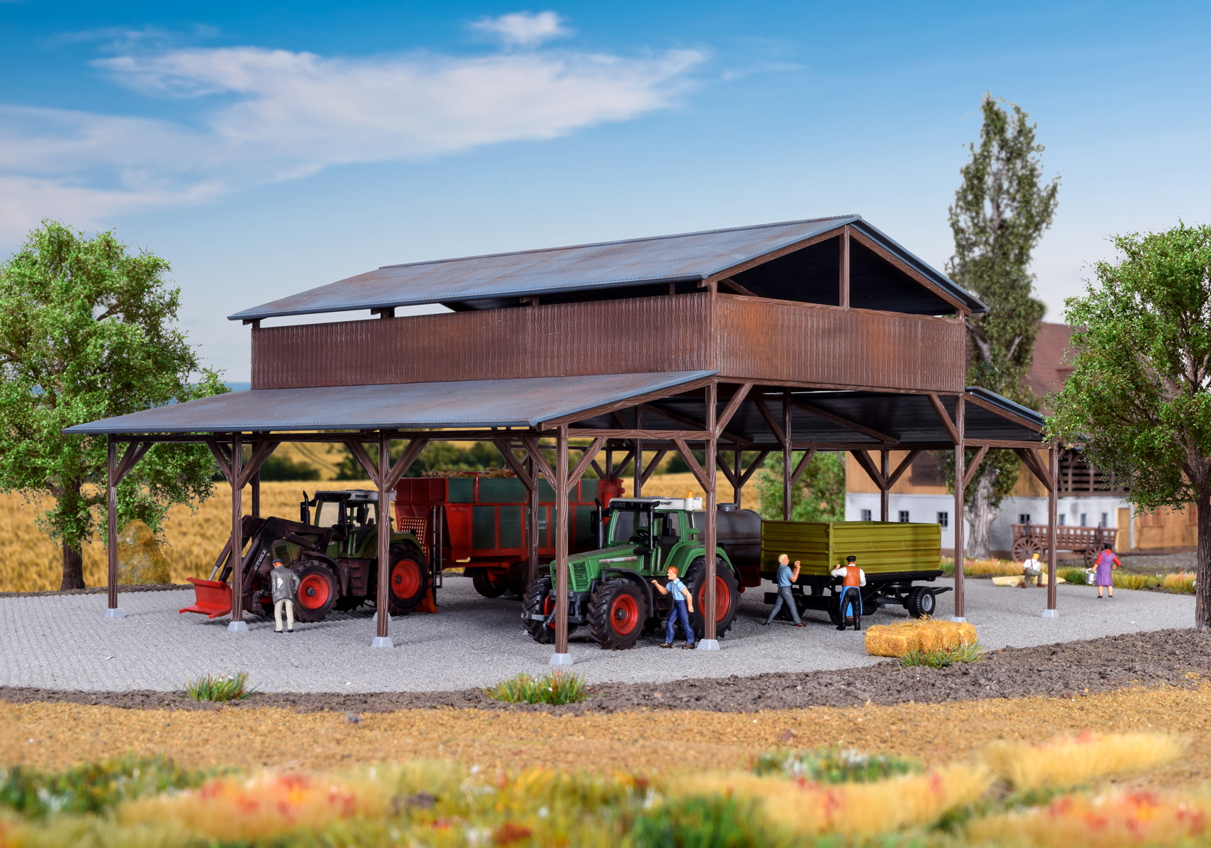 Kibri 39095 HO scale, Wooden Shelter