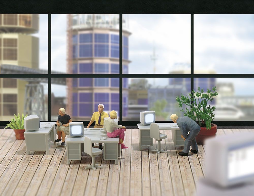 Busch 5402 HO規 辦公室配件