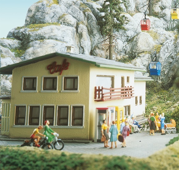 On sale Brawa 6290 HO scale funicular building set for mountain and valley station