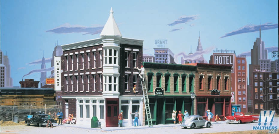 Walthers 933-3029 HO scale, Merchants Row II