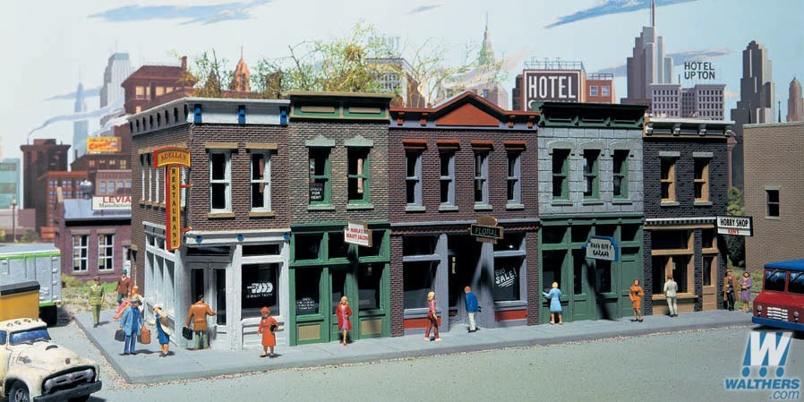 Walthers 933-3028 HO scale, Merchants Row I