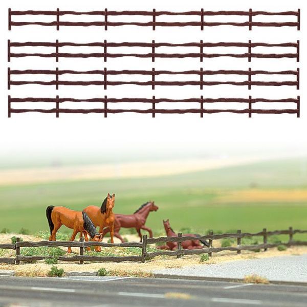 Busch 6008 HO scale, Wooden Fence kit