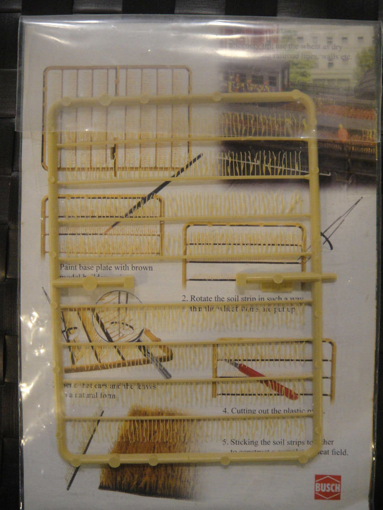 Busch 189-1204 HO規 Wheat Field 小麥田.套件