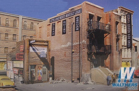 Downtown Deco DD1032 HO規 Skid Row 貧民窟 2.套件.未上色