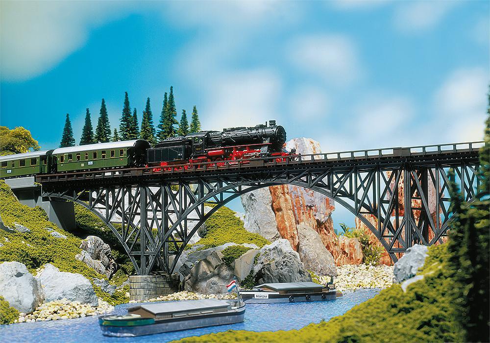 Faller 120541 HO scale, Deck arch bridge