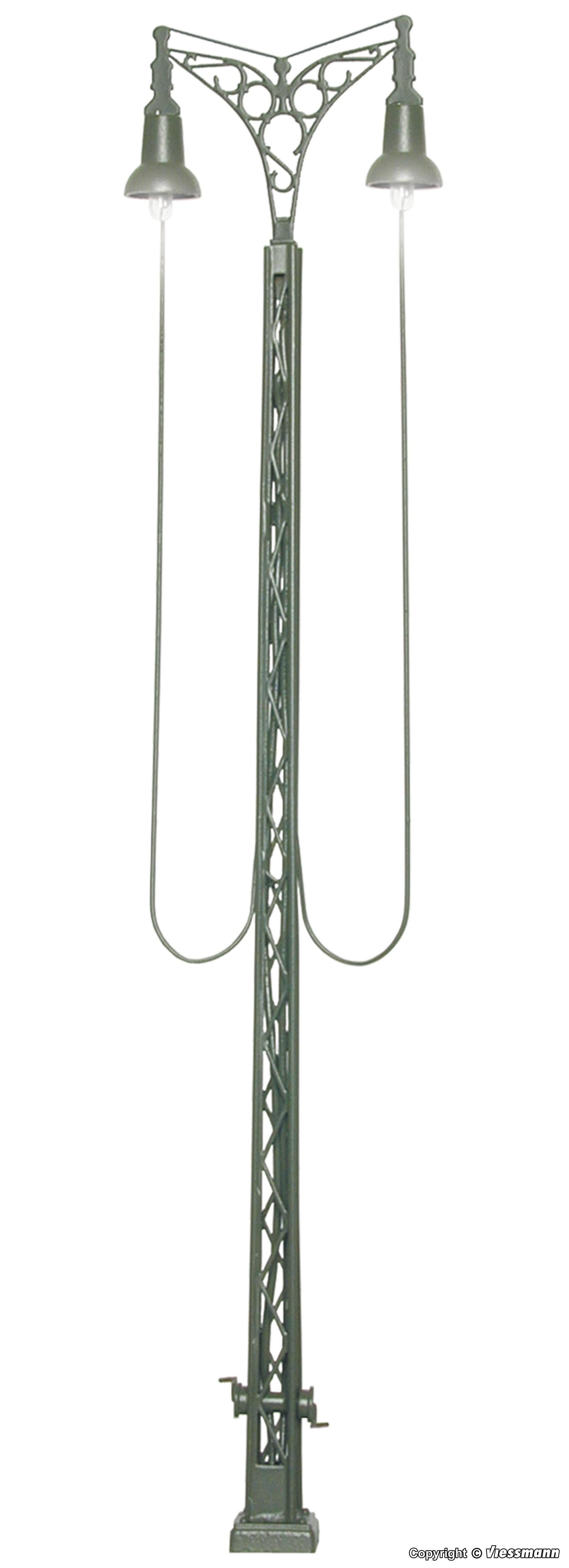 Viessmann 6390 HO規 Lattice mast  double 格子桅杆風格的雙路燈