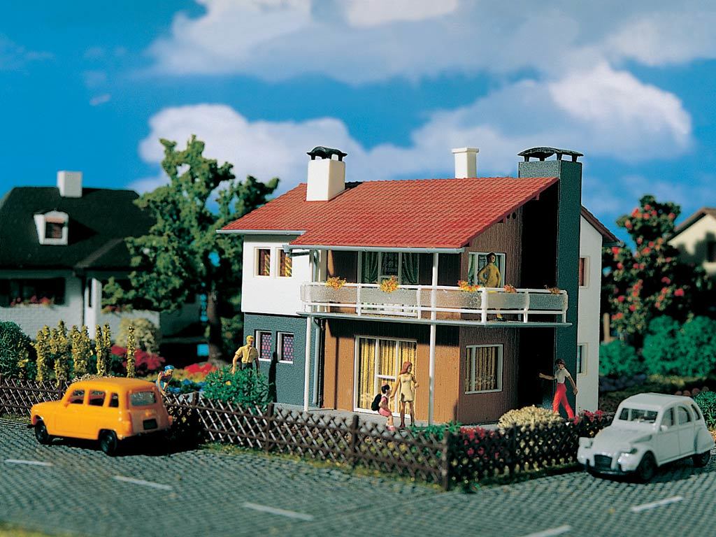 Vollmer 49220 HO scale, Family house double