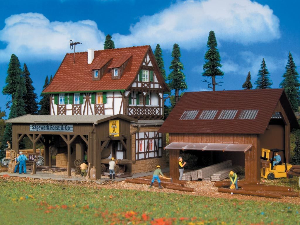 Vollmer 43799 H0 Scale, Sawmill Forst & Co.