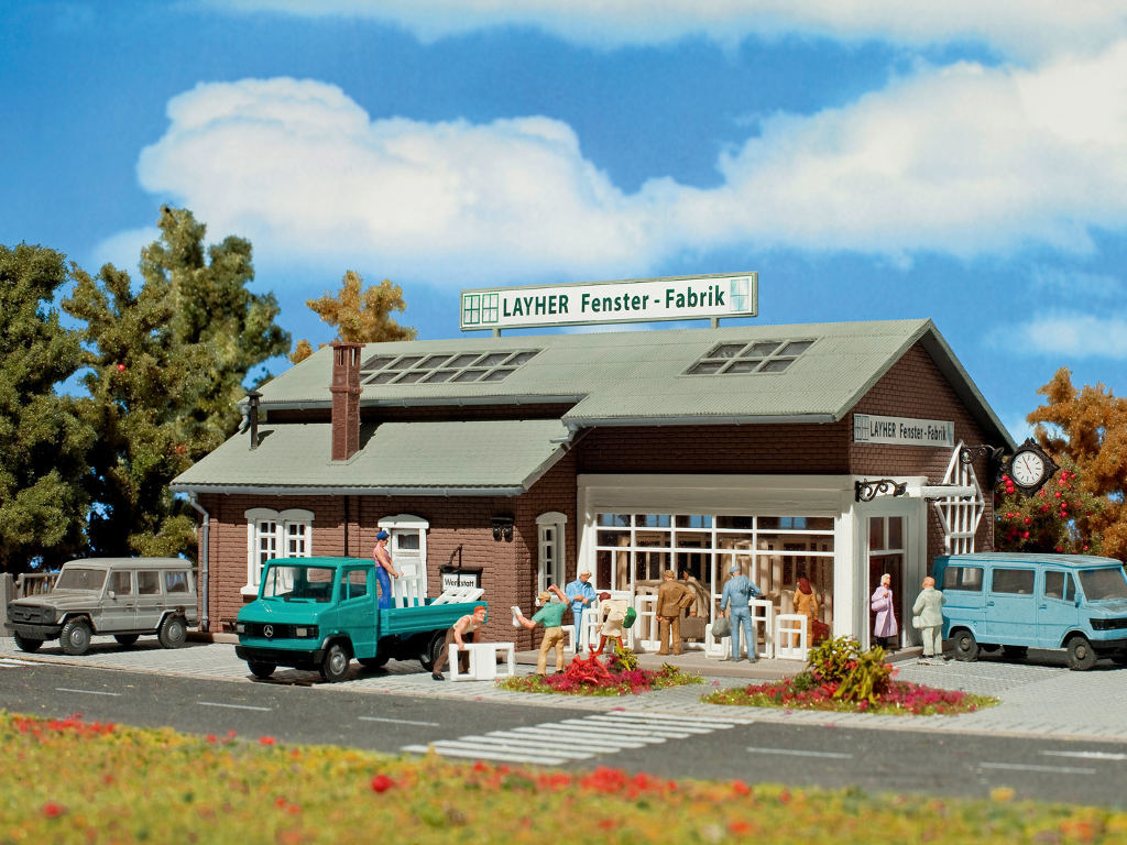 Vollmer 45592 HO scale, Window factory Layher