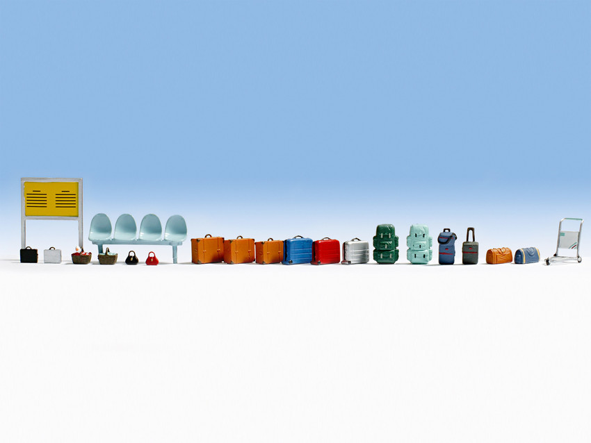 Noch 14810 HO Train station accessories