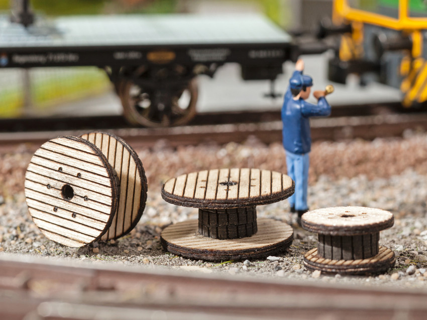 Noch 14202 HO規 Cable Rolls 電纜捲筒 (3入)