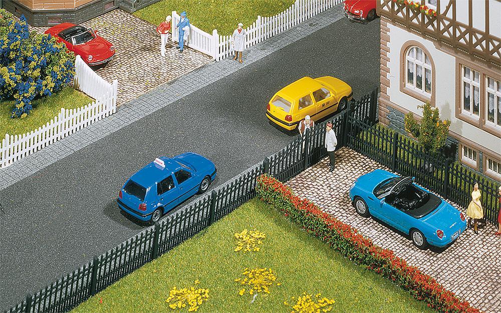 Faller 180411 HO規 Garden iron fence 花園鐵圍欄 684 mm