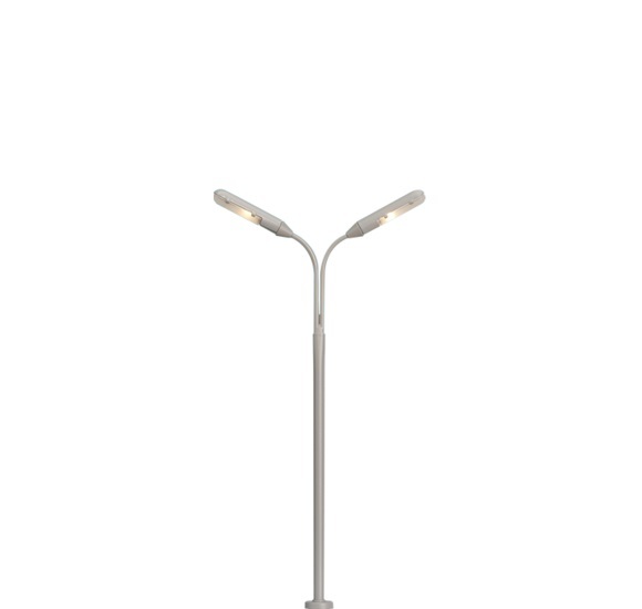 Brawa 84016 HO規 長方形雙頭路燈 (LED)