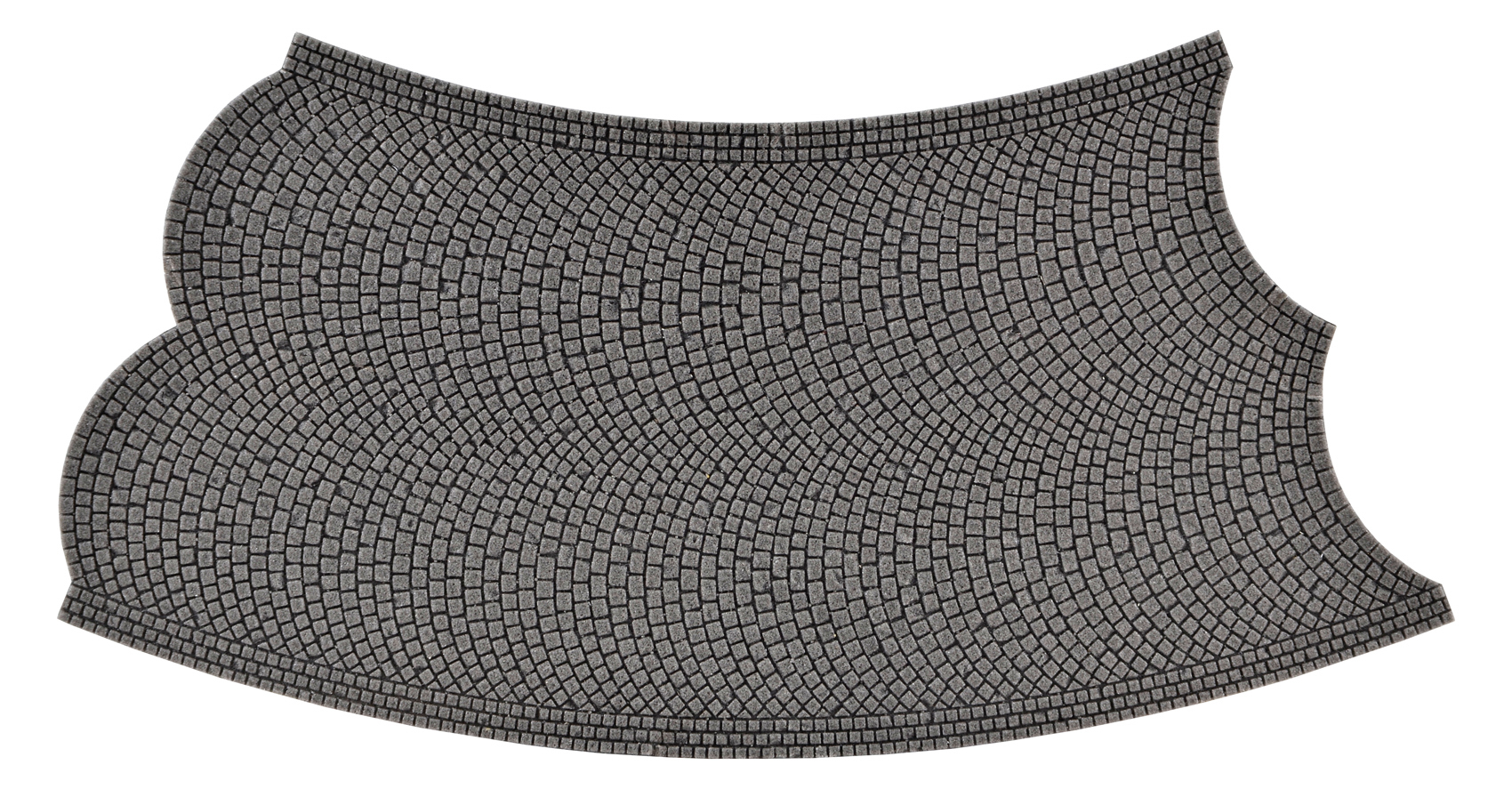 Vollmer 48246 HO規 鵝卵石彎街道.45度