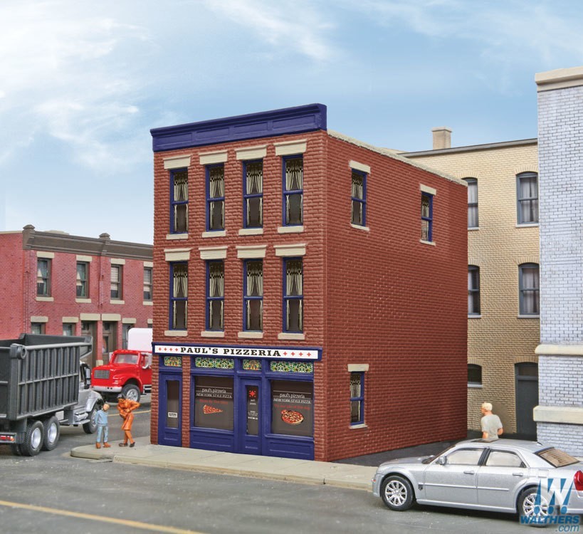 Walthers 931-813 HO scale, Pauls Pizzeria