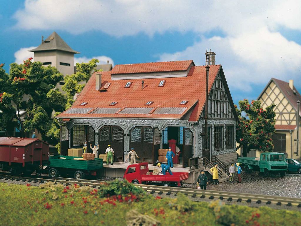 特價 Vollmer 45703 HO規 火車站的貨倉