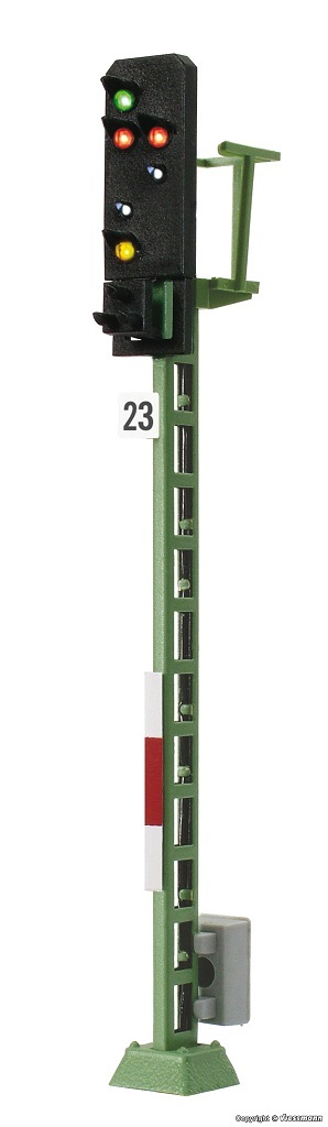 特價 Viessmann 4723 HO規 Colour light departure signal with multiplex 信號燈