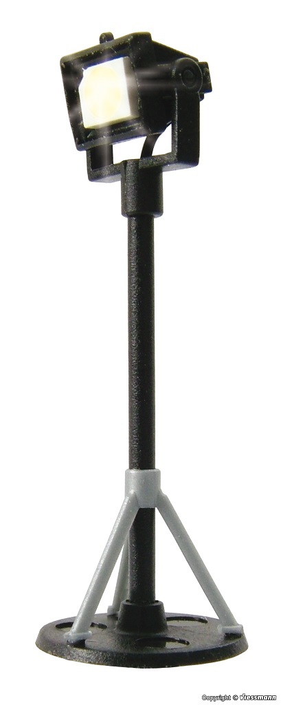 Viessmann 6335 HO規 Floodlight spot on tripod LED white 有三腳架的立燈.LED