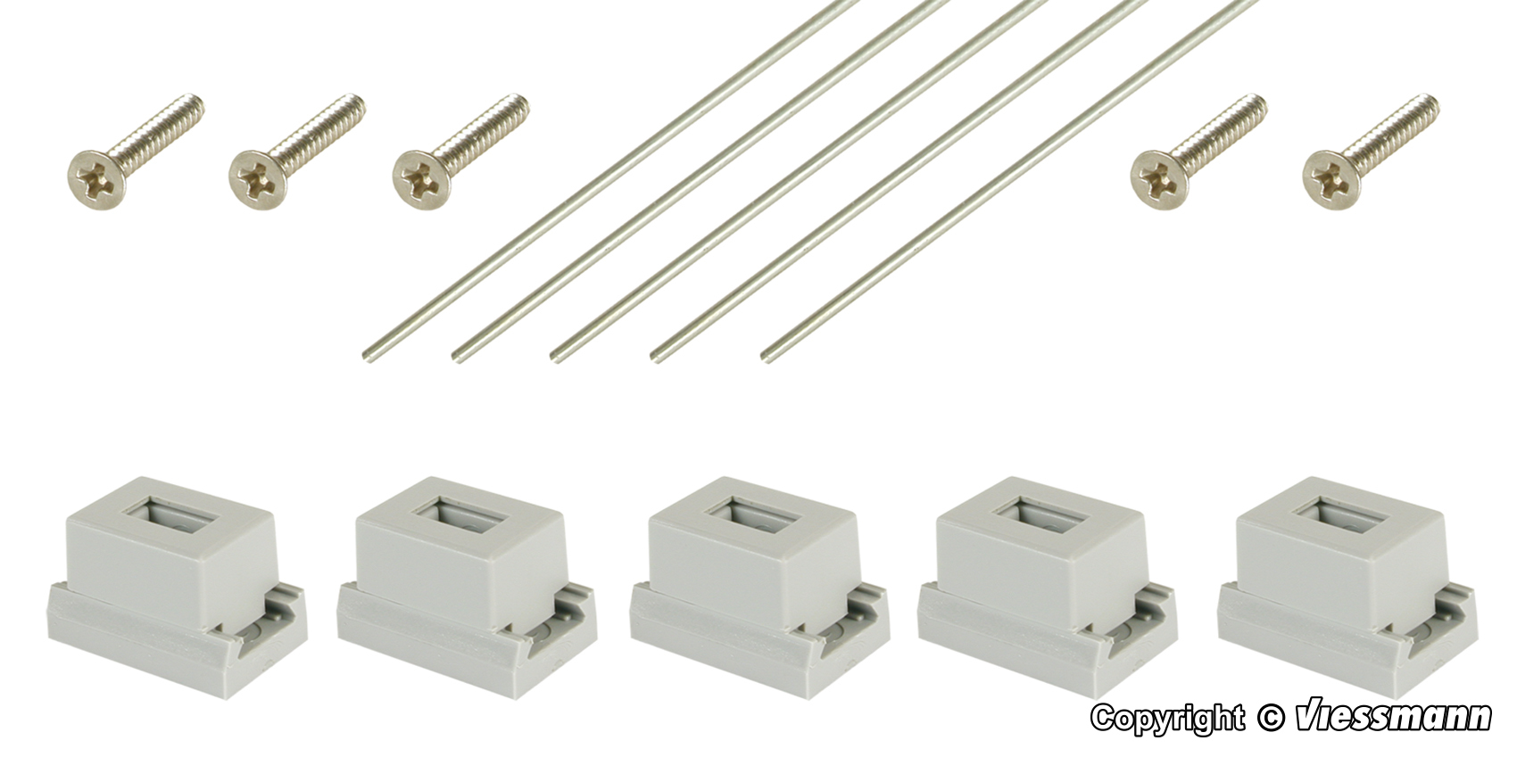 Viessmann 4192 HO規 Ground anchor 地錨.5入