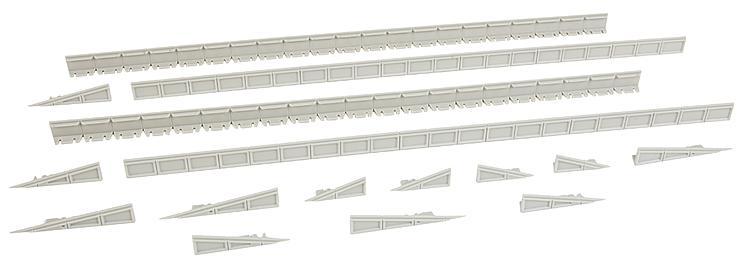 Faller 120205 HO規 Flexible platform edges 月台邊緣