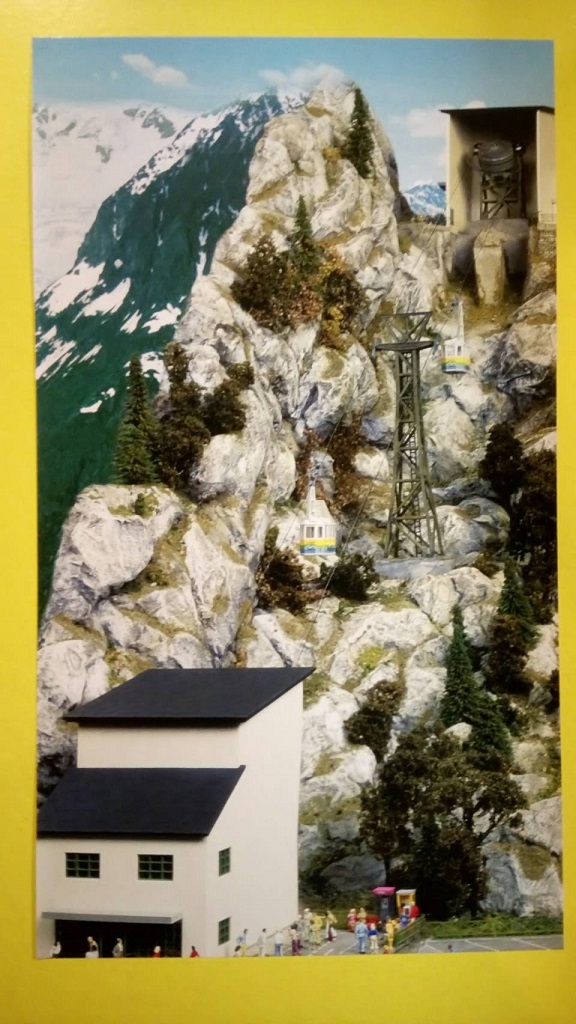 Brawa 6341 HO規 Nebelhorn 纜車房子(山上+山下)