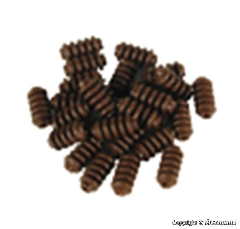 Viessmann 4187 HO規 Insulators 架空線絕緣粒.25入