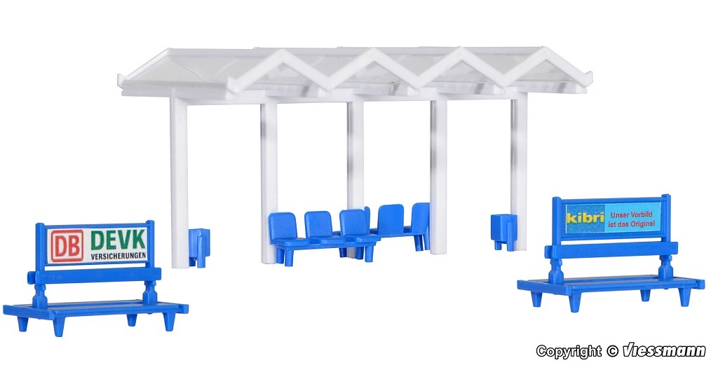 Kibri 38146 HO規 候車亭