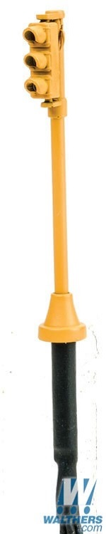 Walthers 949-4364 HO規 1960s Style 紅綠燈.會亮.LED. 3伏特