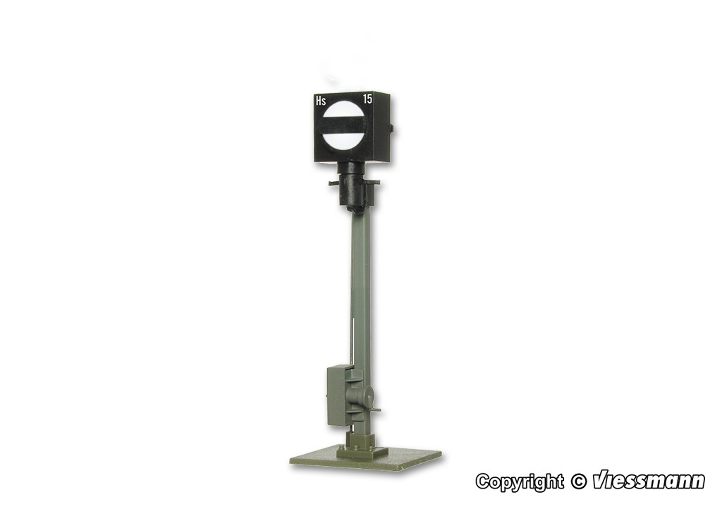 Viessmann 4515 HO規 Semaphore stop signal with earth socket 信號燈.轉盤會動.有燈